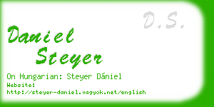 daniel steyer business card